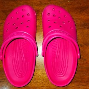 Pink Crocs size 3